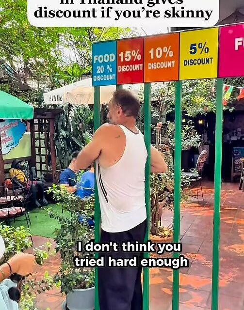 Тайський ресторан пропонує знижки для "худих"