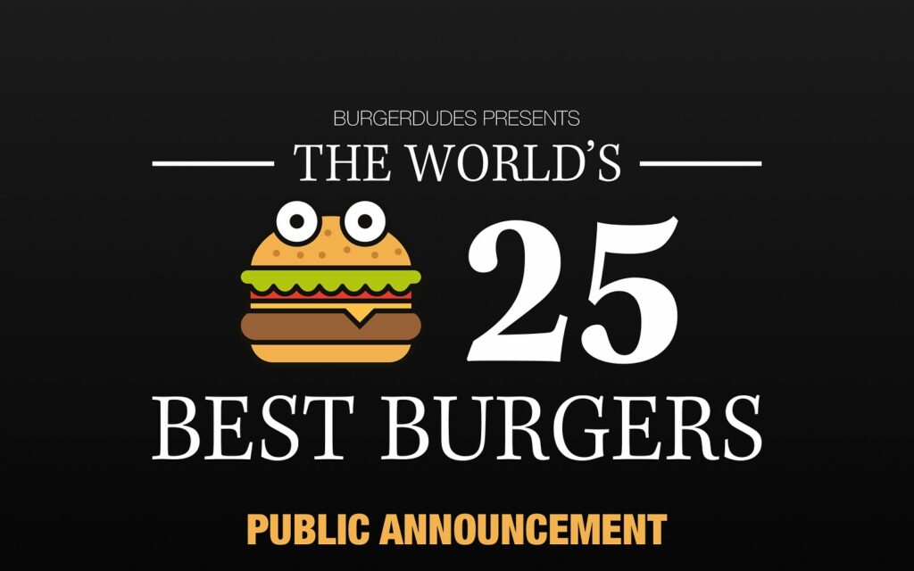 Найкращі бургерні у світі - World's 25 Best Burger 2025