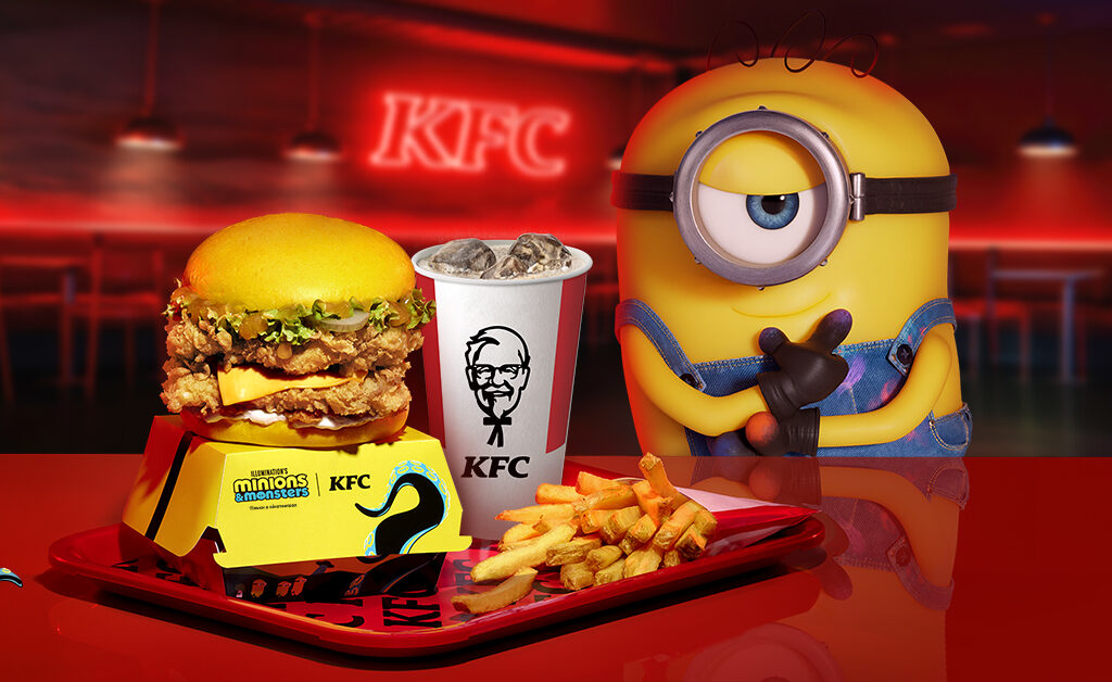 KFC представив бананове меню та фігурки до прем’єри «Посіпак і монстряків»